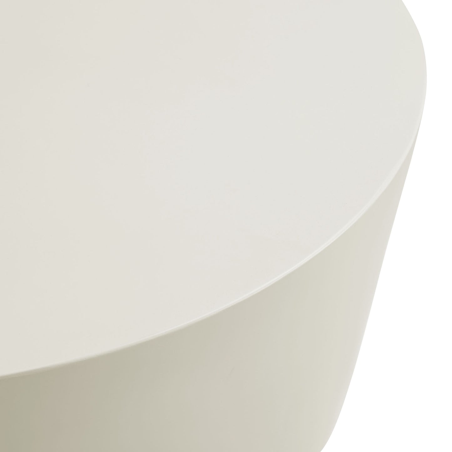 Modway - Brion Round Indoor - Outdoor Patio Concrete Coffee Table by Modway  Outdoor Furniture Bar and Dining White - EEI-7099-WHI