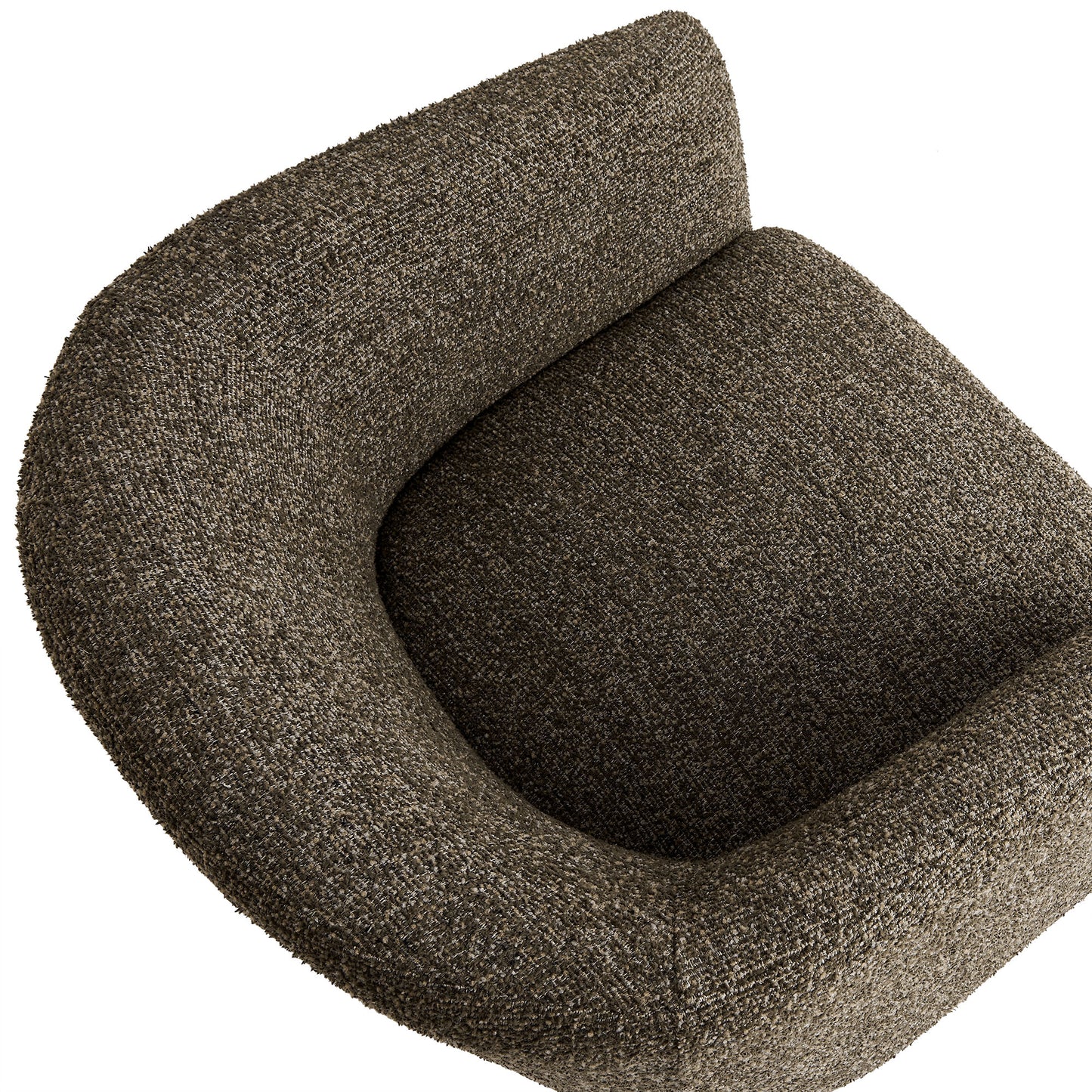 Modway - Muse Boucle Fabric Barrel Accent Chair by Modway  Living Room Sofas and Armchairs Gray - EEI-7100-ATQ
