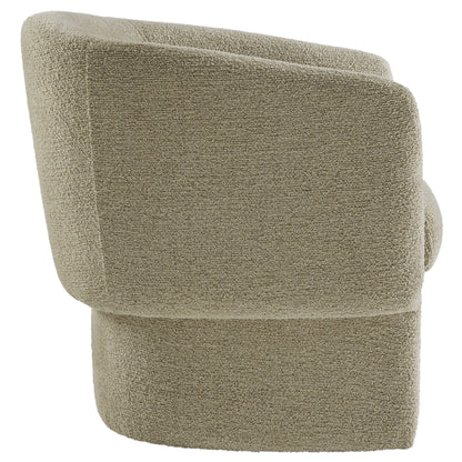 Modway - Muse Boucle Fabric Barrel Accent Chair by Modway  Living Room Sofas and Armchairs Oatmeal - EEI-7100-CRK