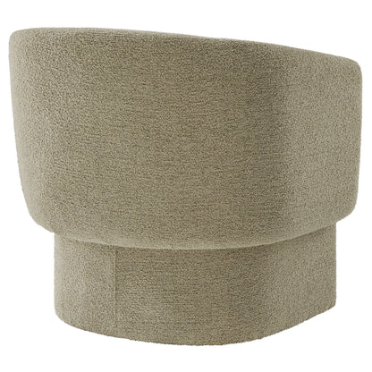 Modway - Muse Boucle Fabric Barrel Accent Chair by Modway  Living Room Sofas and Armchairs Oatmeal - EEI-7100-CRK