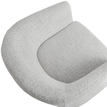 Modway - Muse Boucle Fabric Barrel Accent Chair by Modway  Living Room Sofas and Armchairs White - EEI-7100-NPT