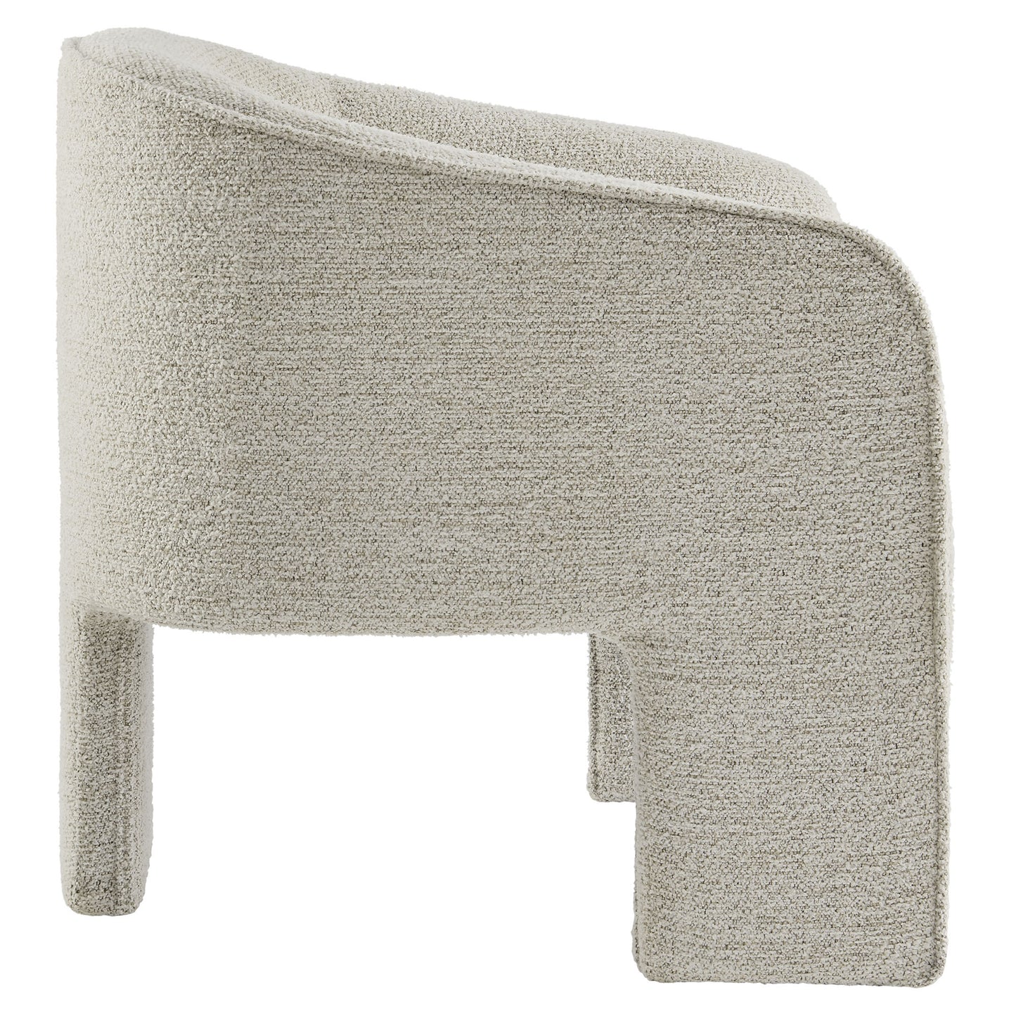 Modway - Greer Boucle Fabric Upholstered Accent Armchair by Modway  Living Room Sofas and Armchairs White - EEI-7101-PCH