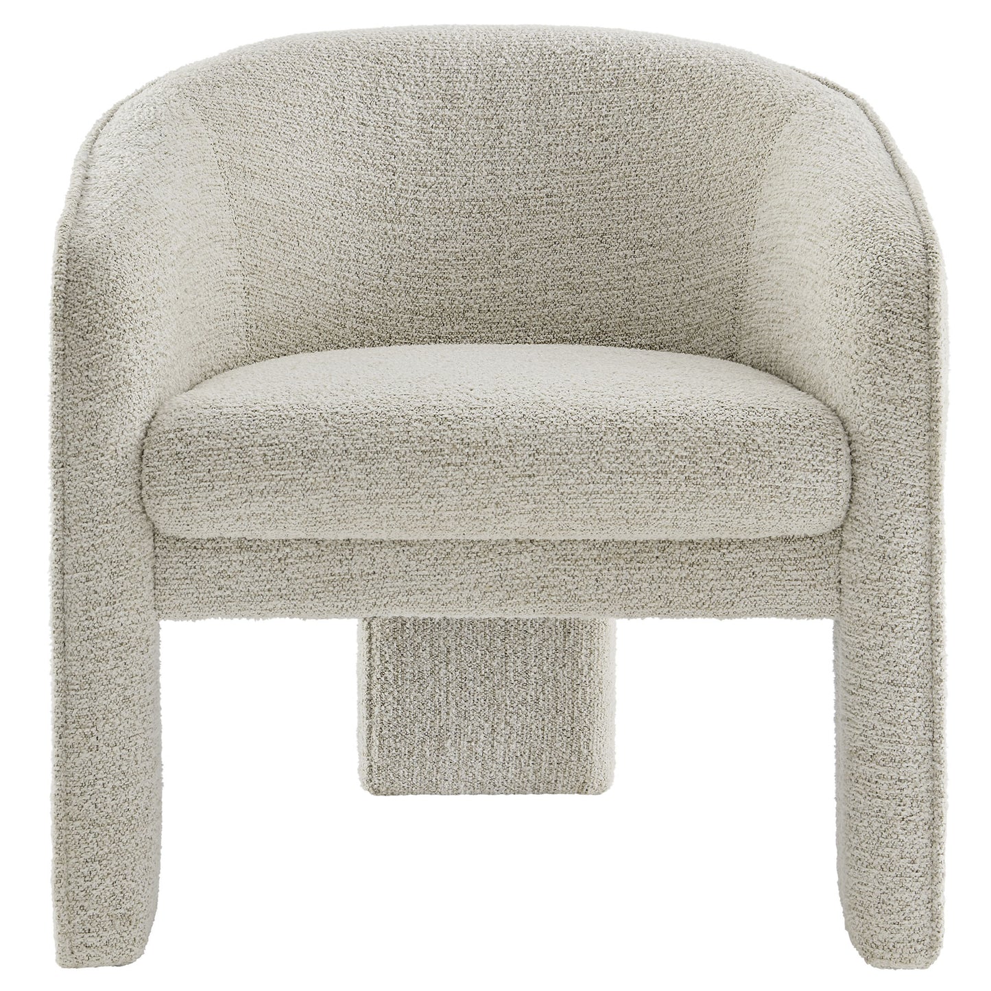 Modway - Greer Boucle Fabric Upholstered Accent Armchair by Modway  Living Room Sofas and Armchairs White - EEI-7101-PCH