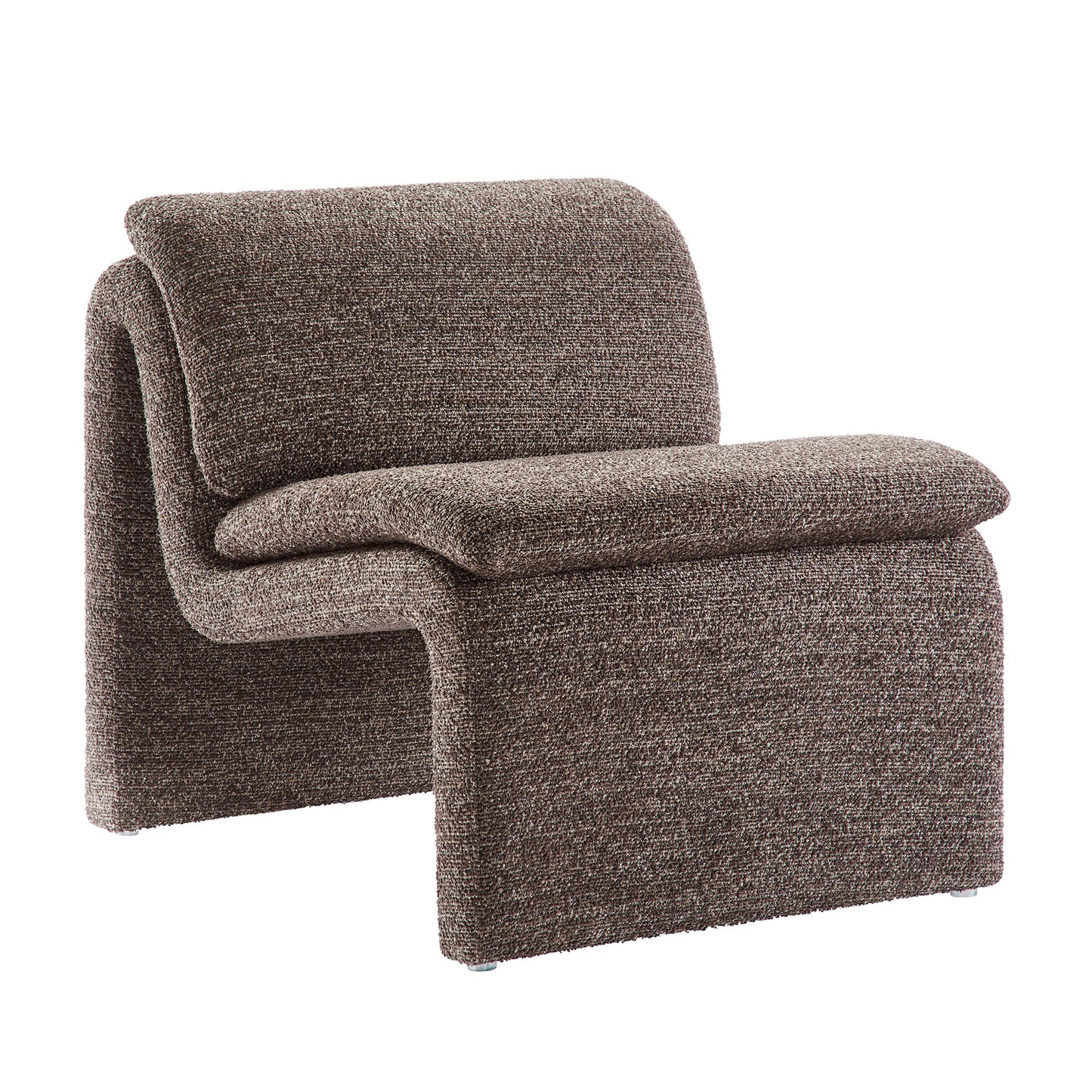 Modway - Dune Boucle Upholstered Armless Accent Chair by Modway  Living Room Sofas and Armchairs Gold - EEI-7103-ATQ