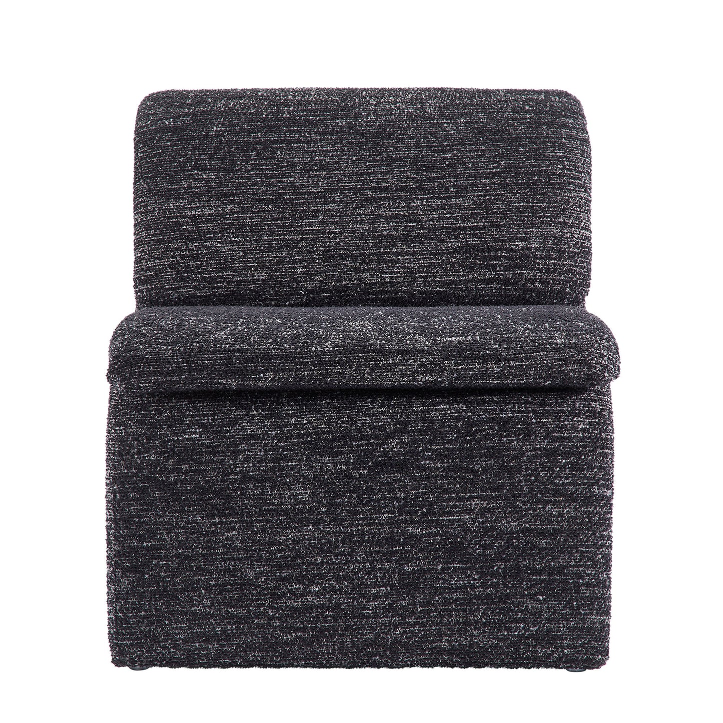 Modway - Dune Boucle Upholstered Armless Accent Chair by Modway  Living Room Sofas and Armchairs Gray - EEI-7103-CHA