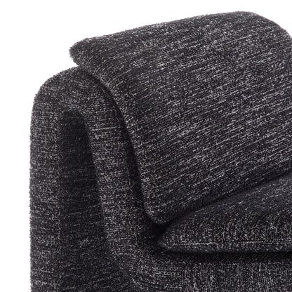 Modway - Dune Boucle Upholstered Armless Accent Chair by Modway  Living Room Sofas and Armchairs Gray - EEI-7103-CHA