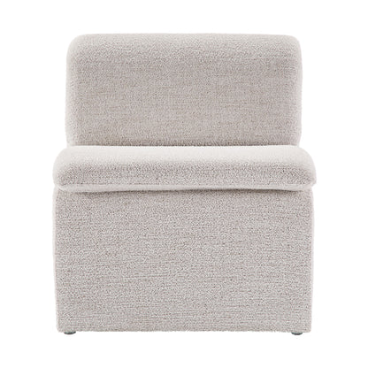 Modway - Dune Boucle Upholstered Armless Accent Chair by Modway  Living Room Sofas and Armchairs Yellow - EEI-7103-PCH