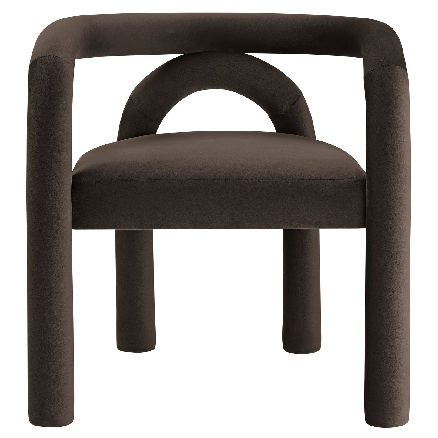 Modway - Astrid Performance Velvet Dining Chair by Modway  Bar and Dining Dining Chairs Brown - EEI-7104-COA