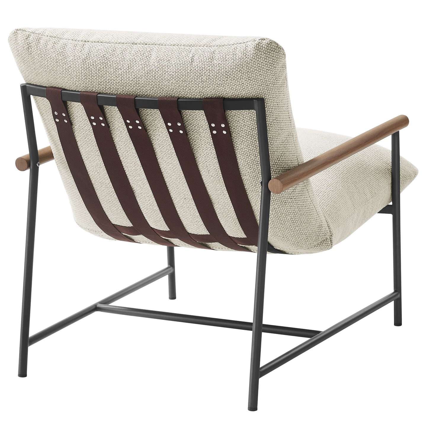 Modway - Raya Outdoor Patio Boucle Sling Lounge Chair by Modway  Outdoor Furniture Sofa Sectionals Ivory - EEI-7118-IVO
