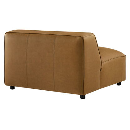 Modway - Auren Upholstered Vegan Leather Modular Armless Chair by Modway  Living Room Sofas and Armchairs Brown - EEI-7121-CAM