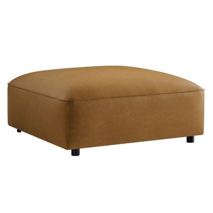 Modway - Auren Upholstered Vegan Leather Ottoman by Modway  Living Room Sofas and Armchairs Brown - EEI-7125-CAM