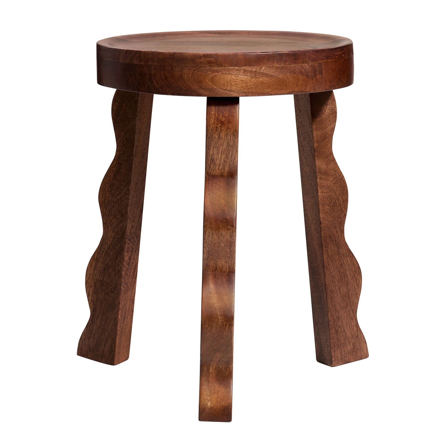 Modway - Sorrel Carved Wood Stool by Modway  Living Room Tables Brown - EEI-7140-WAL