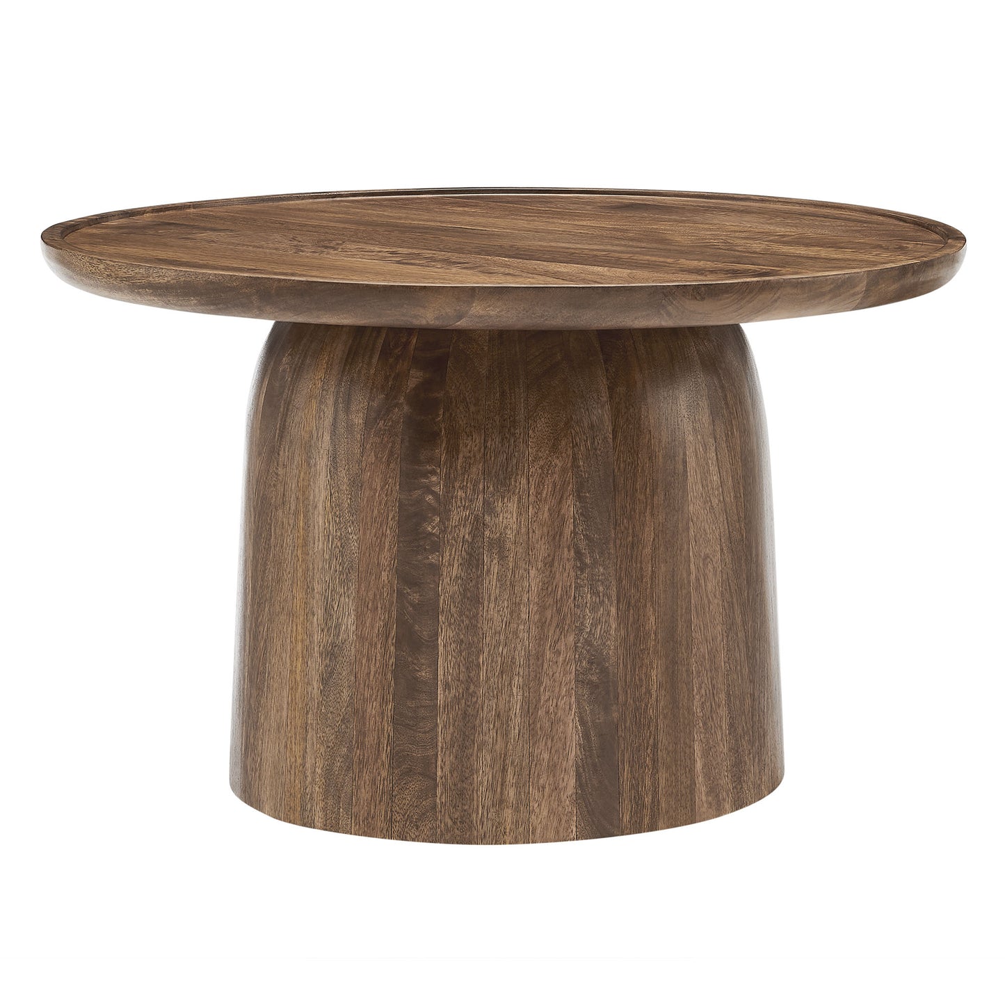 Modway - Holloway 30" Round Wood Coffee Table by Modway  Living Room Tables Brown - EEI-7144-WAL