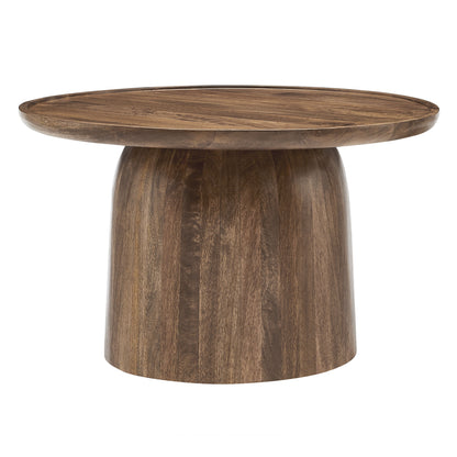 Modway - Holloway 30" Round Wood Coffee Table by Modway  Living Room Tables Brown - EEI-7144-WAL