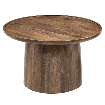 Modway - Holloway 30" Round Wood Coffee Table by Modway  Living Room Tables Brown - EEI-7144-WAL