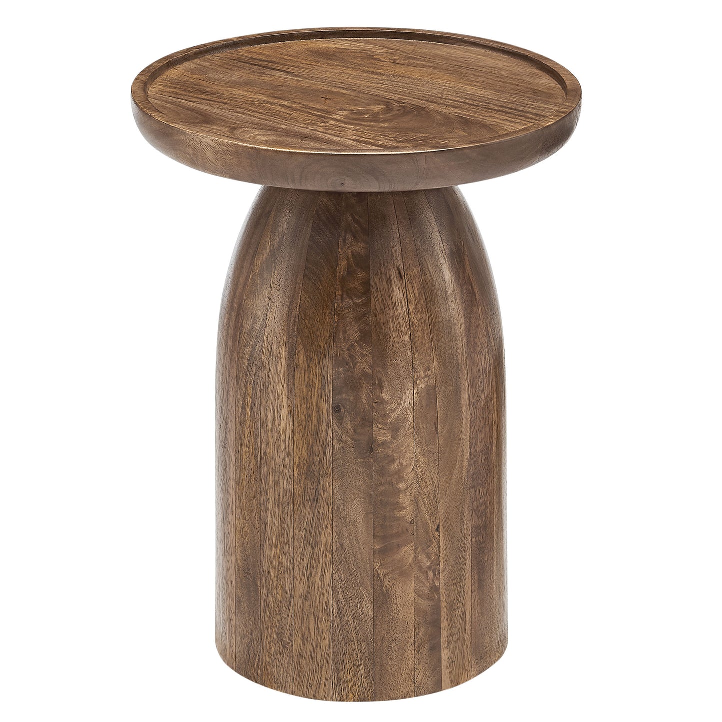 Modway - Holloway Round Wood Side Table by Modway  Living Room Tables Brown - EEI-7145-WAL