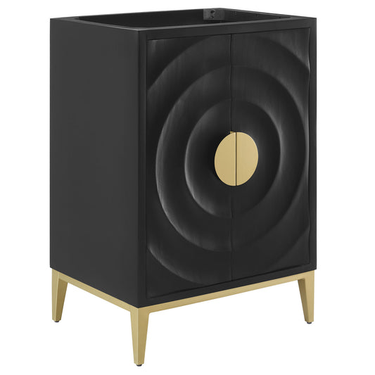 Modway - Beau 24" Bathroom Vanity Cabinet (Sink Basin Not Included) by Modway  Bathroom Vanities Black - EEI-7147-BLK