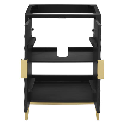 Modway - Beau 24" Bathroom Vanity Cabinet (Sink Basin Not Included) by Modway  Bathroom Vanities Black - EEI-7147-BLK