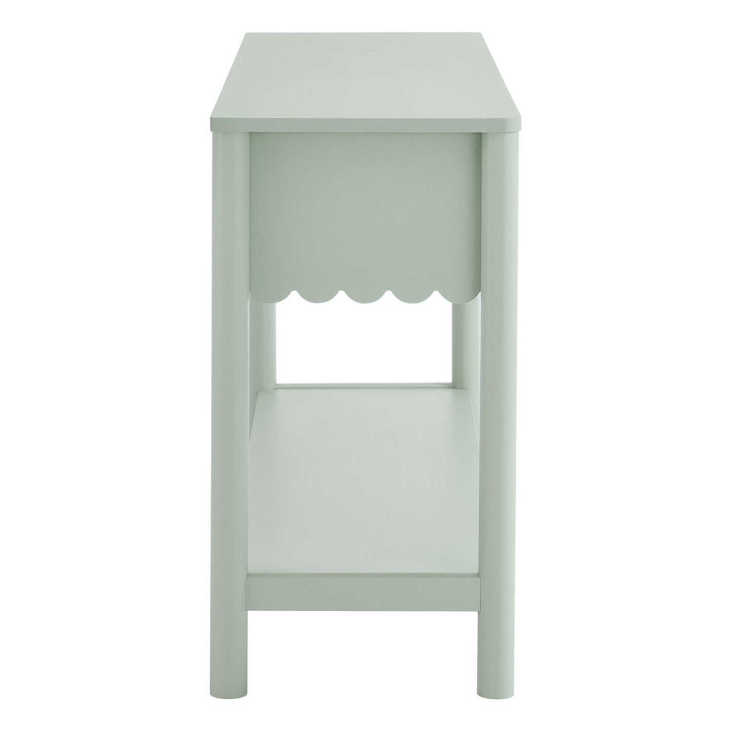 Modway - Emmeline 3-Drawer Scalloped Console Table by Modway  Living Room Tables Green - EEI-7154-SGE