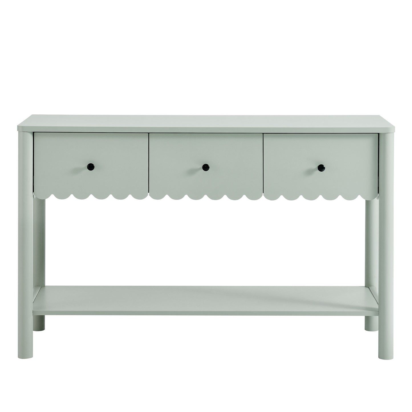 Modway - Emmeline 3-Drawer Scalloped Console Table by Modway  Living Room Tables Green - EEI-7154-SGE