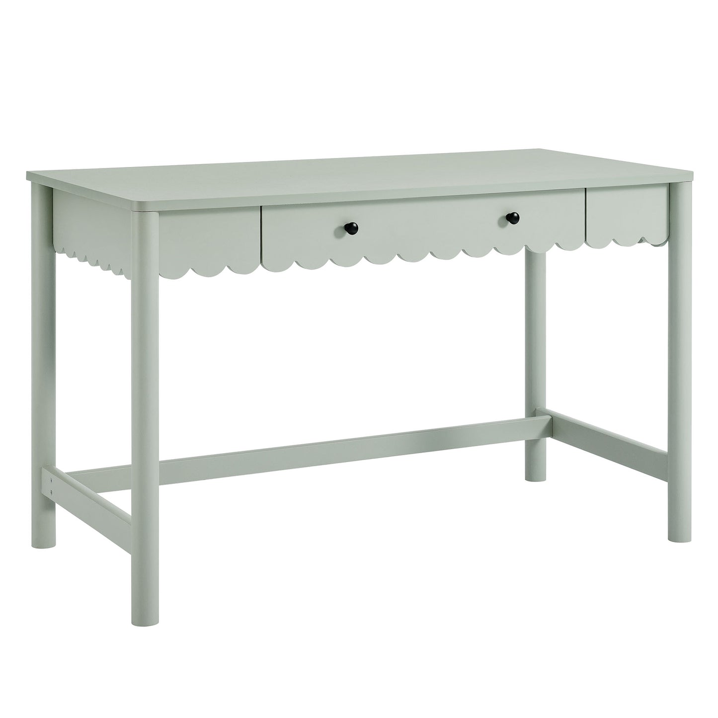 Modway - Emmeline 1-Drawer Scallop Writing Desk by Modway  Office Furniture Computer Desks Green - EEI-7155-SGE
