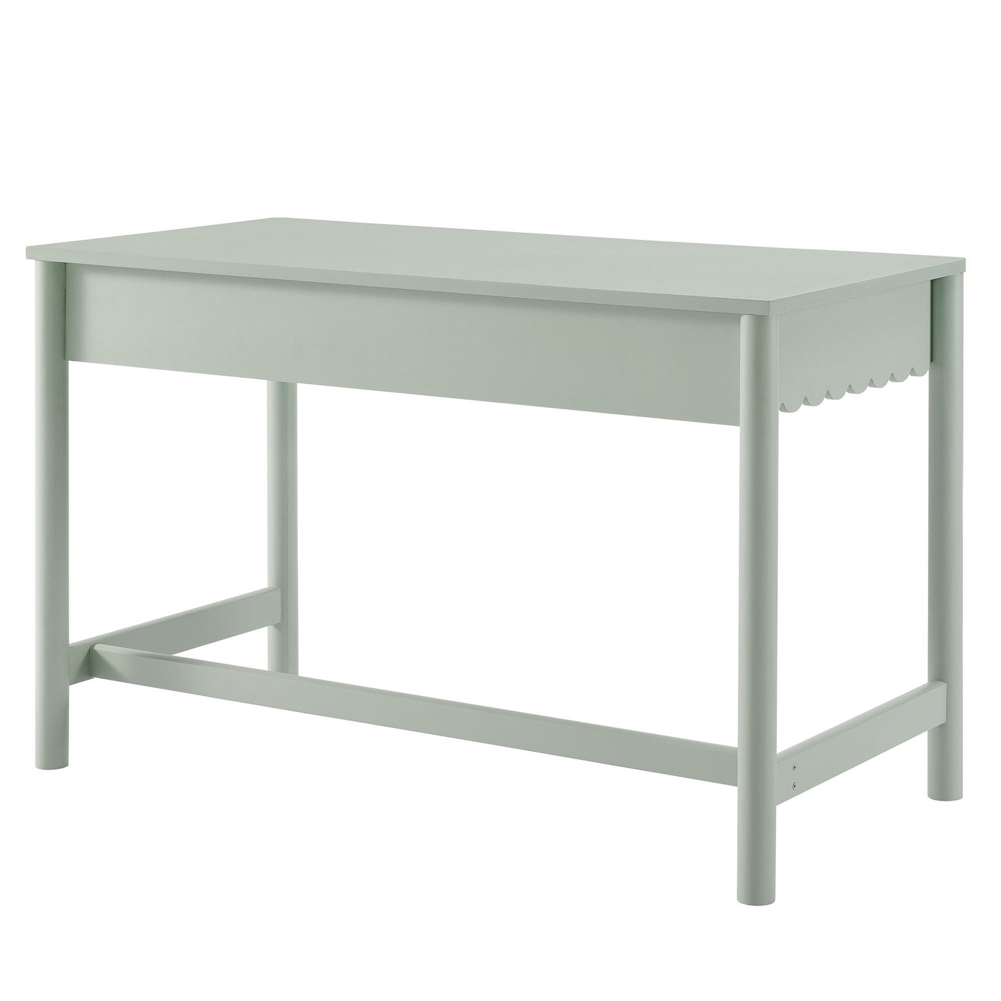 Modway - Emmeline 1-Drawer Scallop Writing Desk by Modway  Office Furniture Computer Desks Green - EEI-7155-SGE