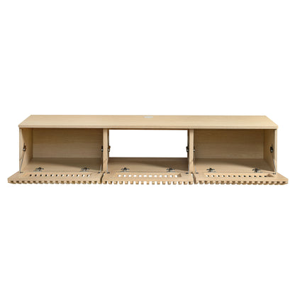 Modway - Vaughn 64" Wall Mount TV Stand by Modway  Living Room Decor Gray - EEI-7164-ASH