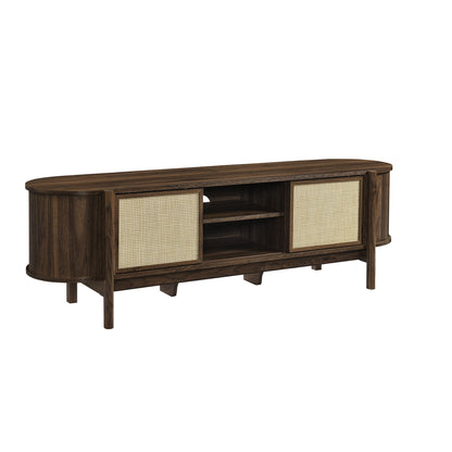 Modway - Reid 61" TV Stand by Modway  Living Room Decor Brown - EEI-7165-WAL