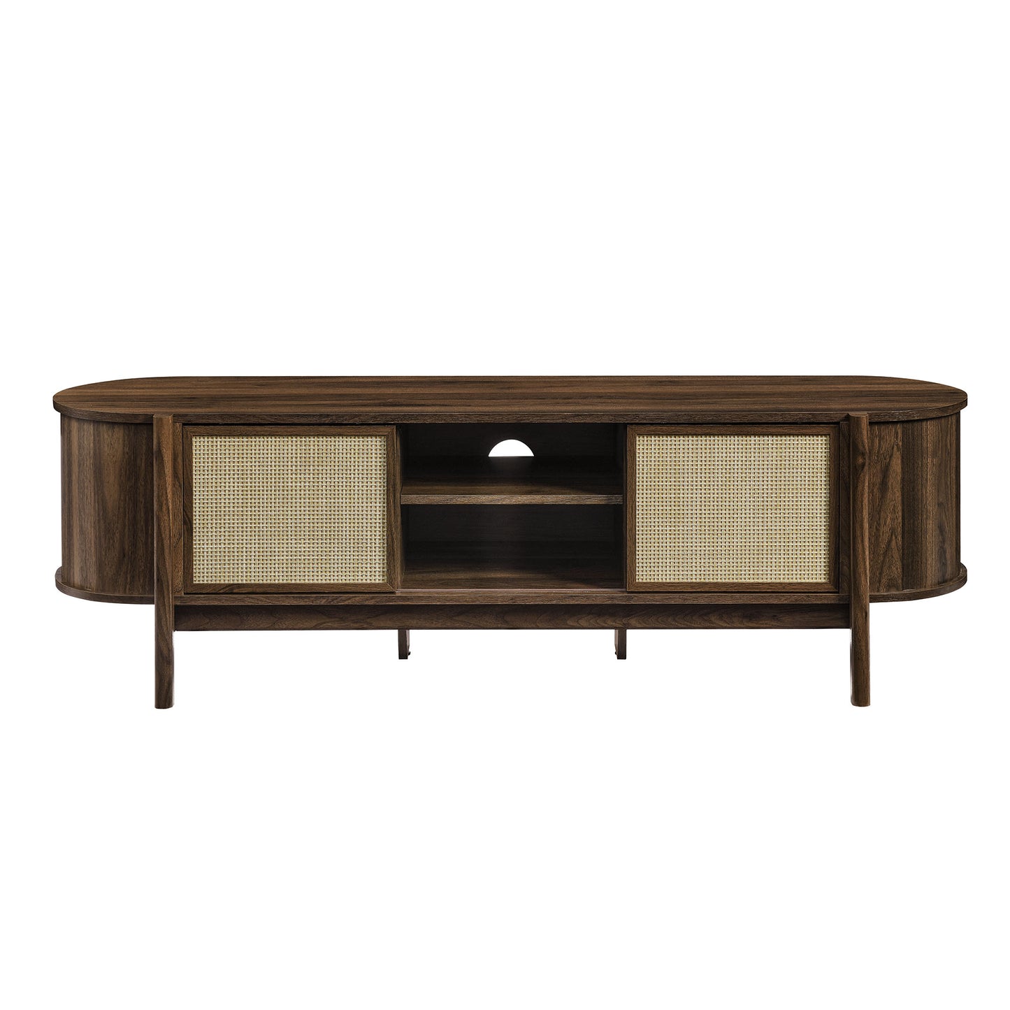Modway - Reid 61" TV Stand by Modway  Living Room Decor Brown - EEI-7165-WAL