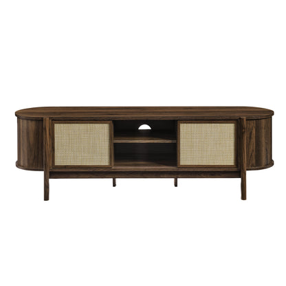 Modway - Reid 61" TV Stand by Modway  Living Room Decor Brown - EEI-7165-WAL