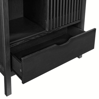 Modway - Vaughn 71" Arched Storage Display Cabinet by Modway  Living Room Decor Black - EEI-7167-BLK