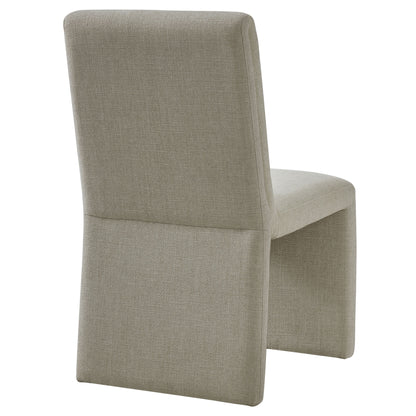Modway - Emory Fabric Upholstered Dining Side Chair by Modway  Bar and Dining Dining Chairs Brown - EEI-7185-LIN