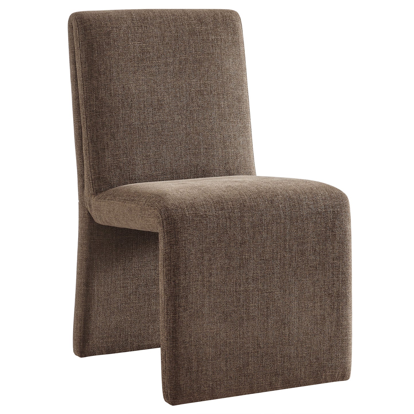 Modway - Emory Fabric Upholstered Dining Side Chair by Modway  Bar and Dining Dining Chairs Brown - EEI-7185-MOC