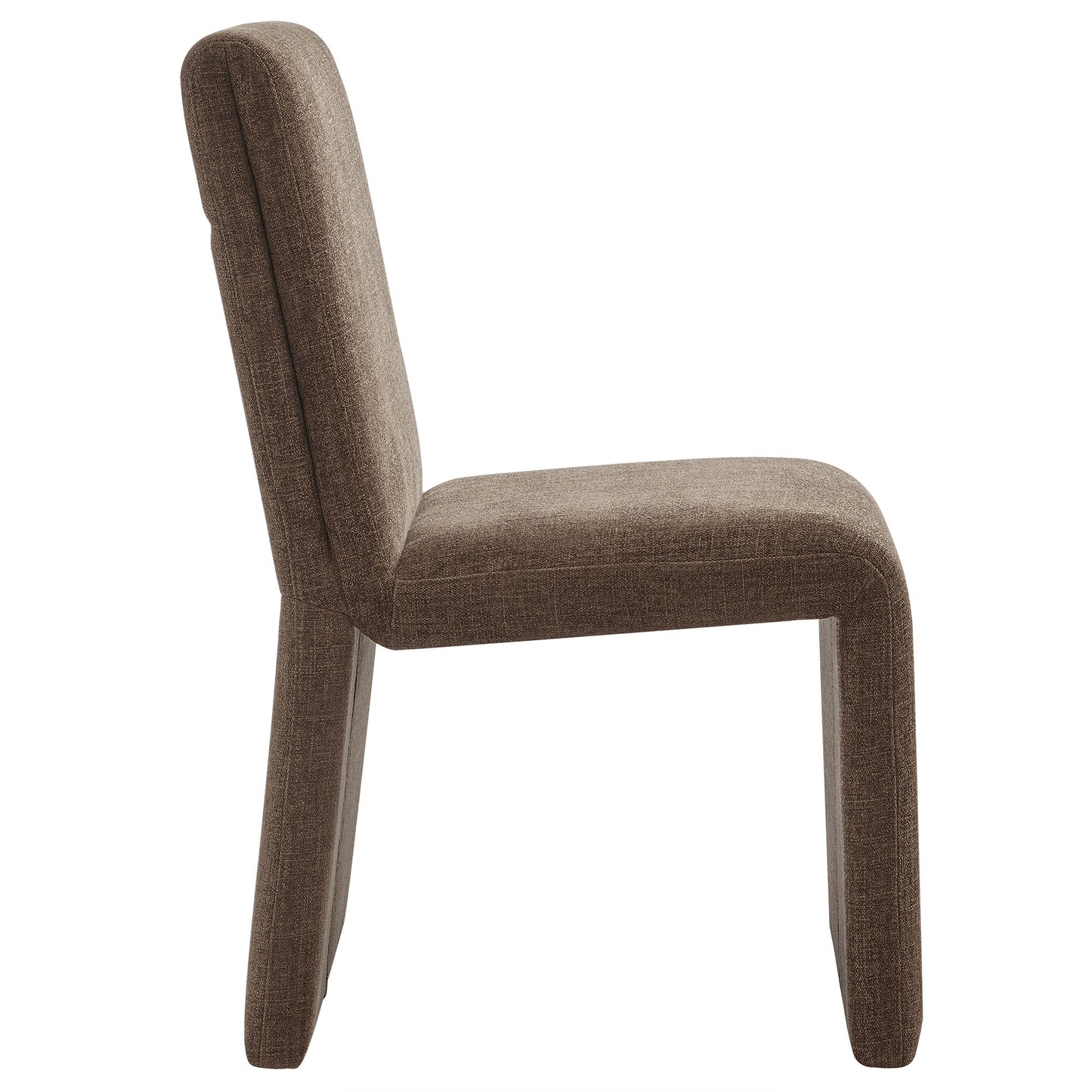 Modway - Emory Fabric Upholstered Dining Side Chair by Modway  Bar and Dining Dining Chairs Brown - EEI-7185-MOC