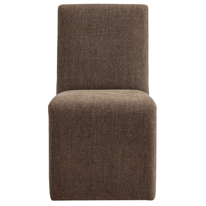 Modway - Emory Fabric Upholstered Dining Side Chair by Modway  Bar and Dining Dining Chairs Brown - EEI-7185-MOC