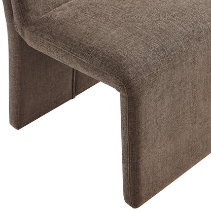 Modway - Emory Fabric Upholstered Dining Side Chair by Modway  Bar and Dining Dining Chairs Brown - EEI-7185-MOC