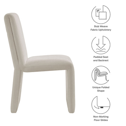 Modway - Emory Fabric Upholstered Dining Side Chair by Modway  Bar and Dining Dining Chairs White - EEI-7185-SAL