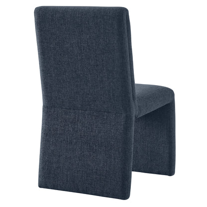 Modway - Emory Fabric Upholstered Dining Side Chair by Modway  Bar and Dining Dining Chairs Blue - EEI-7185-SLB