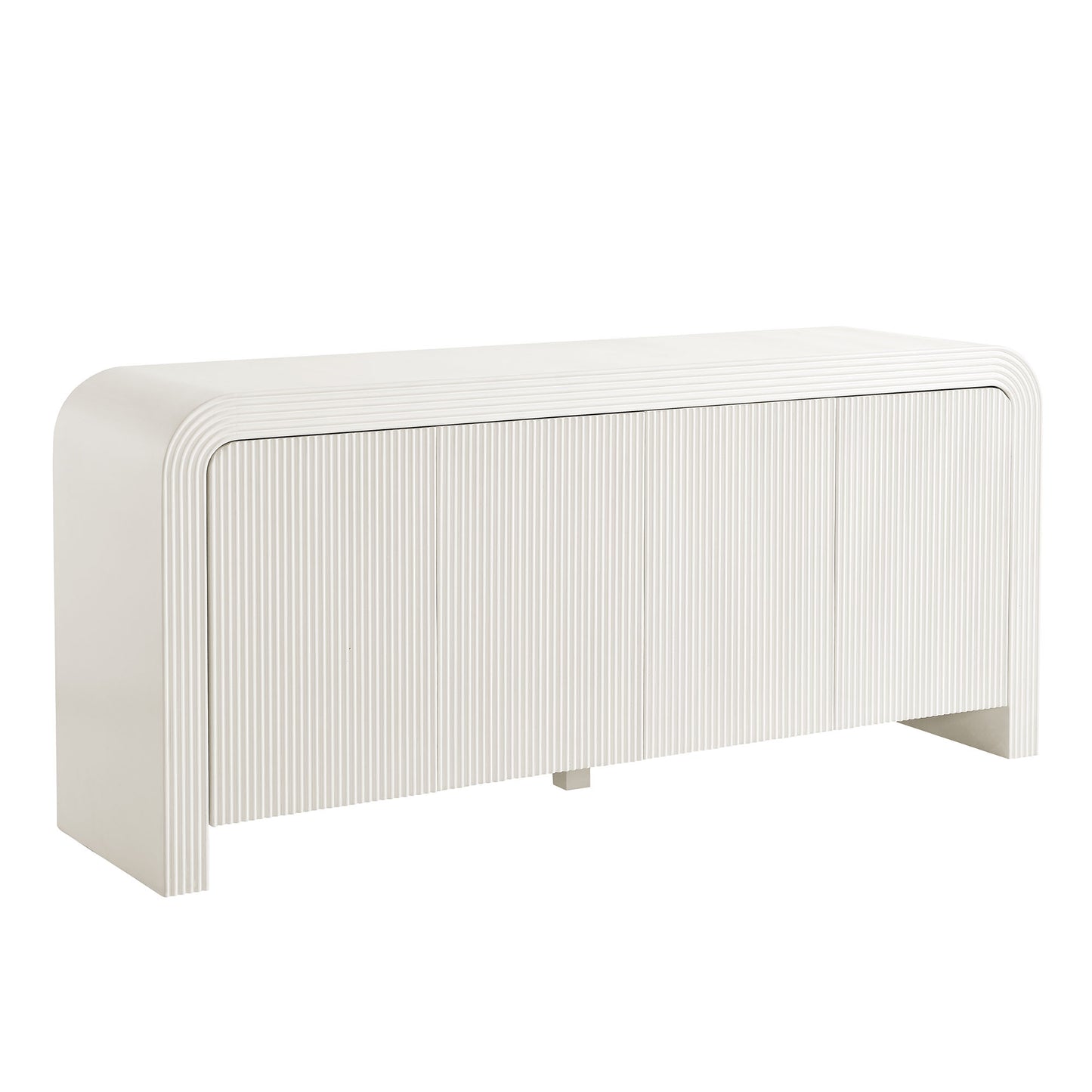 Modway - Waterflute 70" Fluted Sideboard Cabinet by Modway  Living Room Decor White - EEI-7198-IVO