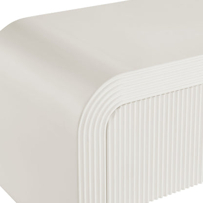 Modway - Waterflute 68" Fluted TV Stand by Modway  Living Room Decor White - EEI-7199-IVO