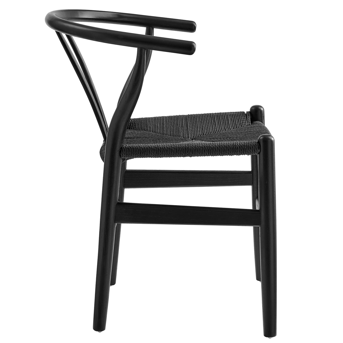 Modway - Amish 29" Wood Dining Chair by Modway  Bar and Dining Dining Chairs Black - EEI-7200-BLK-BLK