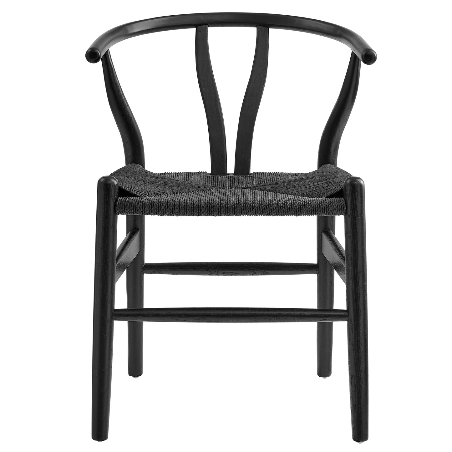 Modway - Amish 29" Wood Dining Chair by Modway  Bar and Dining Dining Chairs Black - EEI-7200-BLK-BLK