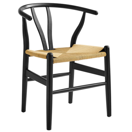 Modway - Amish 29" Wood Dining Chair by Modway  Bar and Dining Dining Chairs Black - EEI-7200-BLK