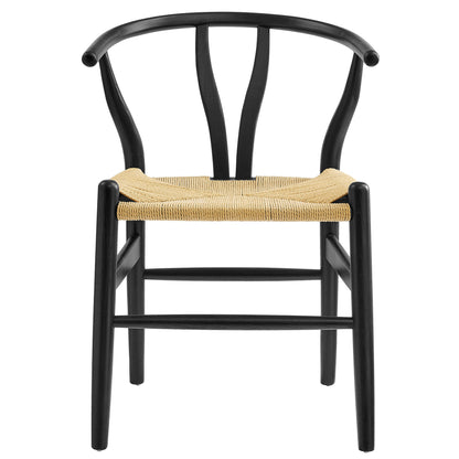 Modway - Amish 29" Wood Dining Chair by Modway  Bar and Dining Dining Chairs Black - EEI-7200-BLK
