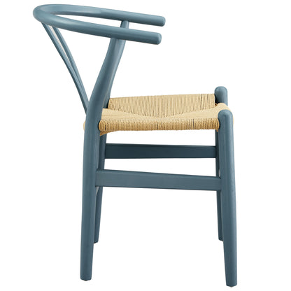 Modway - Amish 29" Wood Dining Chair by Modway Bar and Dining Dining Chairs Harbor Blue - EEI-7200-HAR