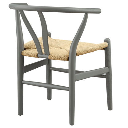 Modway - Amish 29" Wood Dining Chair by Modway Bar and Dining Dining Chairs Light Gray - EEI-7200-LGR