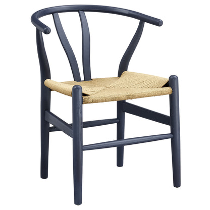 Modway - Amish 29" Wood Dining Chair by Modway Bar and Dining Dining Chairs Midnight - EEI-7200-MID