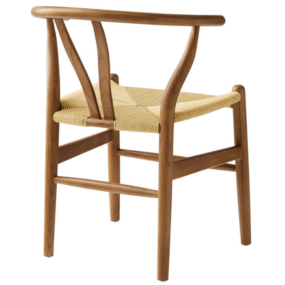 Modway - Amish 29" Wood Dining Chair by Modway  Bar and Dining Dining Chairs Brown - EEI-7200-WAL