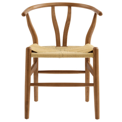Modway - Amish 29" Wood Dining Chair by Modway  Bar and Dining Dining Chairs Brown - EEI-7200-WAL
