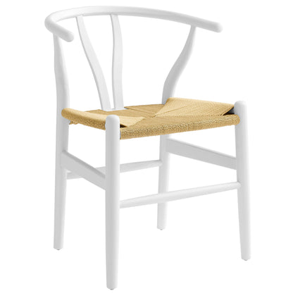 Modway - Amish 29" Wood Dining Chair by Modway  Bar and Dining Dining Chairs White - EEI-7200-WHI
